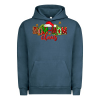Pigment Midnight Navy christmas mom mom claus Urban Hoodie - FaDigitalArtStudio