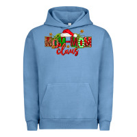 Pigment Pebble Blue christmas mom mom claus Urban Hoodie - FaDigitalArtStudio