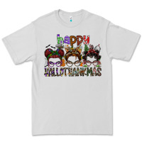 Dove Grey happy hallothanksmas Premium Tee - SublimationCraftShop