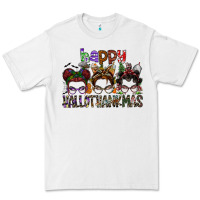 White happy hallothanksmas Premium Tee - SublimationCraftShop