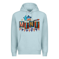 Blue Mist American Mini 4th of july Premium Hoodie - CowGirlArtShop