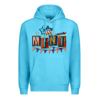 Ocean Blue American Mini 4th of july Premium Hoodie - CowGirlArtShop
