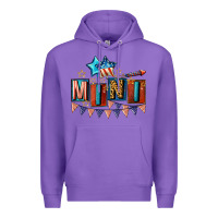 Purple American Mini 4th of july Premium Hoodie - CowGirlArtShop