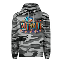 Slate Camo American Mini 4th of july Premium Hoodie - CowGirlArtShop