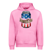 Fuchsia Pink American 4th of July Urban Hoodie - CowGirlArtShop