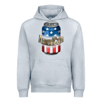 Heather Grey American 4th of July Urban Hoodie - CowGirlArtShop