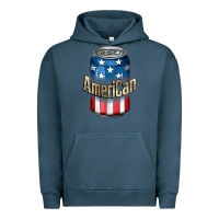 Pigment Midnight Navy American 4th of July Urban Hoodie - CowGirlArtShop