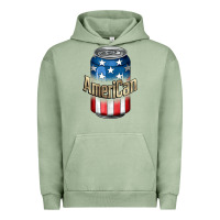 Pigment Oil Green American 4th of July Urban Hoodie - CowGirlArtShop