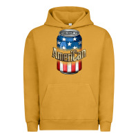Pigment Peanut Butter American 4th of July Urban Hoodie - CowGirlArtShop