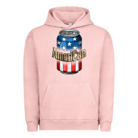 Pigment Salmon American 4th of July Urban Hoodie - CowGirlArtShop