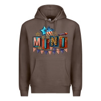 Coffee American Mini 4th of july Premium Hoodie - CowGirlArtShop