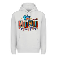 Dove Grey American Mini 4th of july Premium Hoodie - CowGirlArtShop