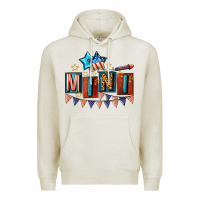 Oatmeal Heather American Mini 4th of july Premium Hoodie - CowGirlArtShop