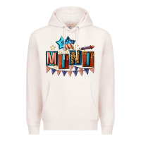 Pale Pink American Mini 4th of july Premium Hoodie - CowGirlArtShop