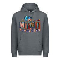 Rock American Mini 4th of july Premium Hoodie - CowGirlArtShop