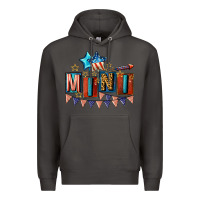 Smoke American Mini 4th of july Premium Hoodie - CowGirlArtShop