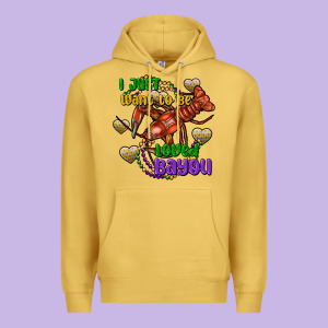 Crawfish I Just Want To Be Loved Bayou Premium Hoodie Designed By Fadigitalartstudio