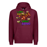 Burgundy crawfish i just want to be loved bayou Premium Hoodie - FaDigitalArtStudio