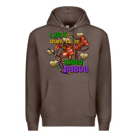 Coffee crawfish i just want to be loved bayou Premium Hoodie - FaDigitalArtStudio