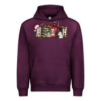 Mauve Wine Faith Urban Hoodie - CowhideDigitalArt