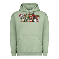 Pigment Oil Green Faith Urban Hoodie - CowhideDigitalArt