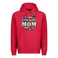Cardinal American Mom 4th of July Premium Hoodie - CowGirlArtShop