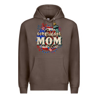 Coffee American Mom 4th of July Premium Hoodie - CowGirlArtShop