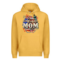 Mustard American Mom 4th of July Premium Hoodie - CowGirlArtShop
