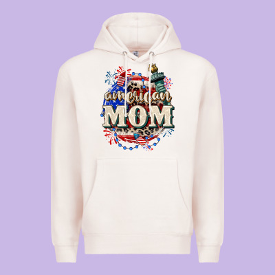 American Mom 4th Of July Premium Hoodie Designed By Cowgirlartshop