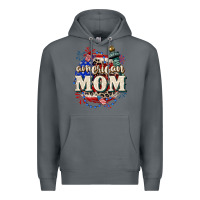 Rock American Mom 4th of July Premium Hoodie - CowGirlArtShop