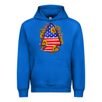 Cobalt American flag arrowhead Urban Hoodie - Neo Western