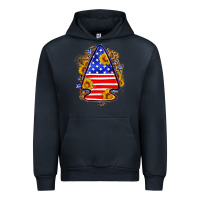 Navy American flag arrowhead Urban Hoodie - Neo Western