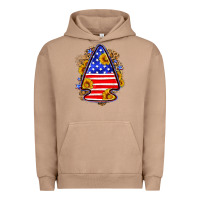 Pigment Burro American flag arrowhead Urban Hoodie - Neo Western