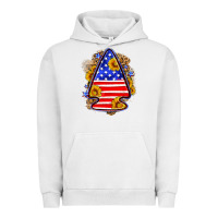 Pigment Lunar Rock American flag arrowhead Urban Hoodie - Neo Western