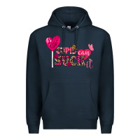 Navy cupid can suck it valentine's day Premium Hoodie - FaDigitalArtStudio