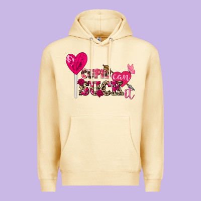 Cupid Can Suck It Valentine's Day Premium Hoodie Designed By Fadigitalartstudio