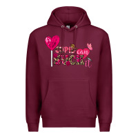 Burgundy cupid can suck it valentine's day Premium Hoodie - FaDigitalArtStudio