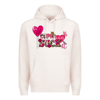 Pale Pink cupid can suck it valentine's day Premium Hoodie - FaDigitalArtStudio
