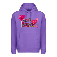 Purple cupid can suck it valentine's day Premium Hoodie - FaDigitalArtStudio