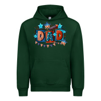 Forest Green American Dad  4th of july Urban Hoodie - CowGirlArtShop
