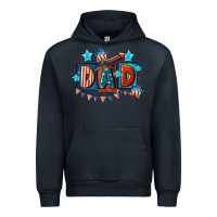 Navy American Dad  4th of july Urban Hoodie - CowGirlArtShop