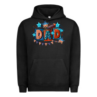 Pigment Black American Dad  4th of july Urban Hoodie - CowGirlArtShop