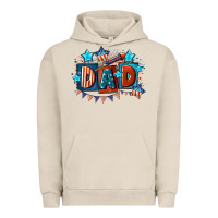 Pigment French Oak American Dad  4th of july Urban Hoodie - CowGirlArtShop