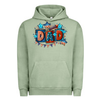 Pigment Oil Green American Dad  4th of july Urban Hoodie - CowGirlArtShop