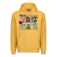 Mustard hellofirstgrade Premium Hoodie - CowhideDigitalArt
