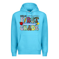 Ocean Blue hellofirstgrade Premium Hoodie - CowhideDigitalArt