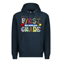 Navy hellofirstgrade Premium Hoodie - CowhideDigitalArt