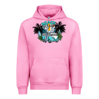 Fuchsia Pink beach please Urban Hoodie - SublimationCraftShop