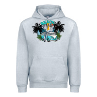 Heather Grey beach please Urban Hoodie - SublimationCraftShop
