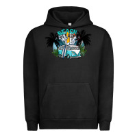 Pigment Black beach please Urban Hoodie - SublimationCraftShop